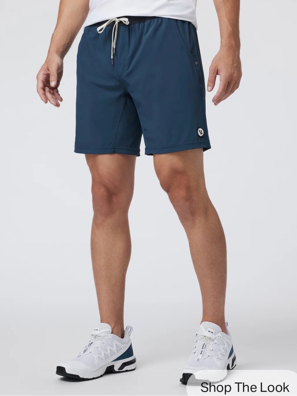 Vuori Mens Kore Short Lined 7" Indigo Size Medium NWOT
